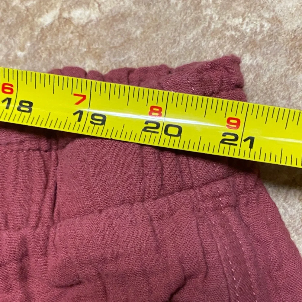 Coldwater Creek 3X Comfy Cotton Burgundy Capris Stretchy Casual Athleisure - Picture 7 of 11